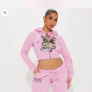 Ed Hardy Pink tracksuit